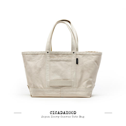 CICADAHOOD日本重磅帆布Tote袋 / 单肩手提 复古工装帆布包（大号） 商品图2