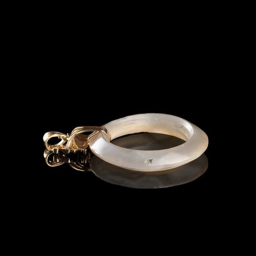 战国玛瑙环+金兽面项坠 商品图3