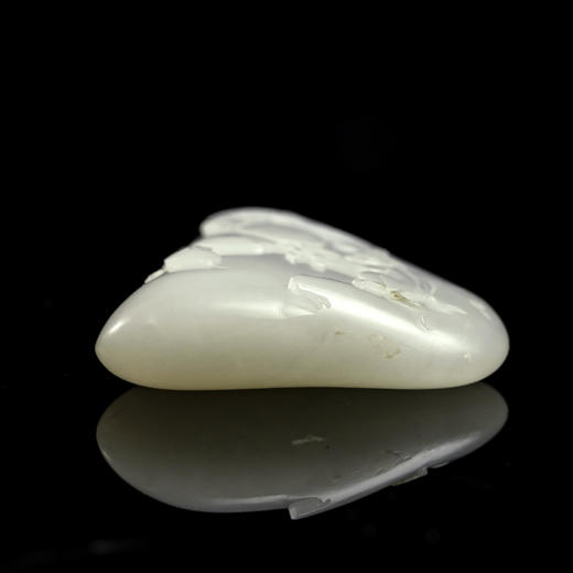 和田白玉籽料“灵猴献寿”手把件 商品图2