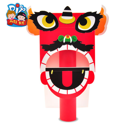 新年春节创意手工小舞狮儿童diy益智材料包幼儿园手工diy制作材料M1329 商品图1