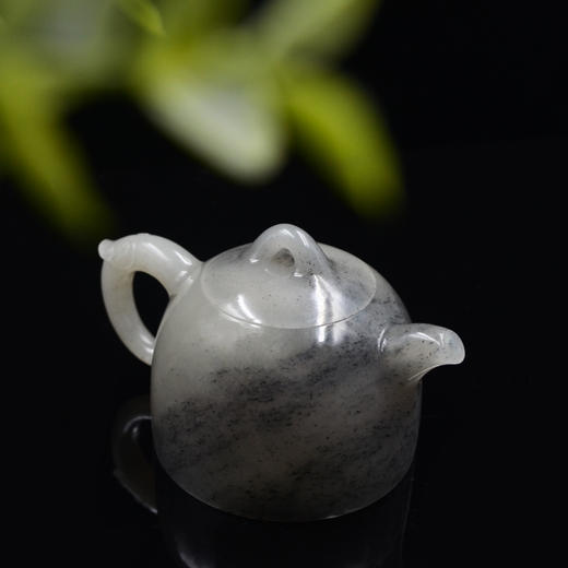 和田玉（青花）玉壶--秦权壶（宋鸣放6630）255.19g 商品图5