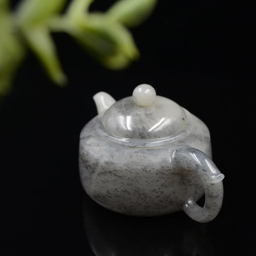 和田玉（青花）玉壶-圆棱壶（宋鸣放6626）250.40g 商品图10