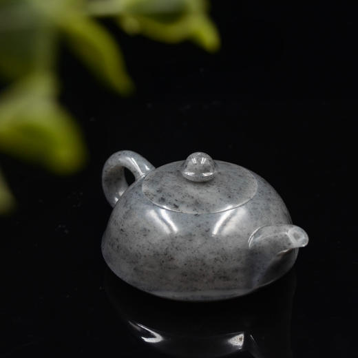 和田玉（青花）玉壶--飞碟壶（宋鸣放6651）179.01g 商品图4