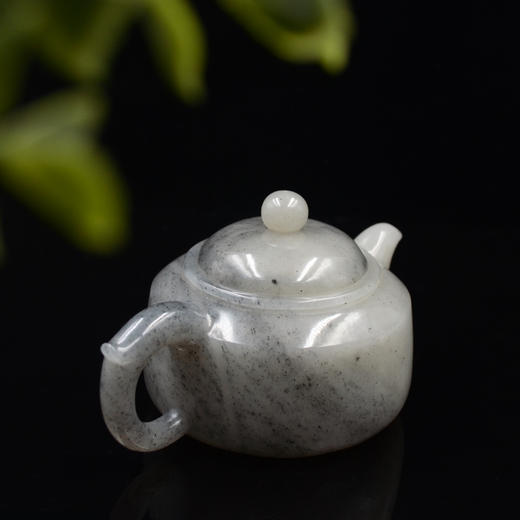 和田玉（青花）玉壶-圆棱壶（宋鸣放6626）250.40g 商品图11