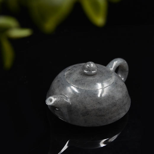 和田玉（青花）玉壶--飞碟壶（宋鸣放6651）179.01g 商品图2