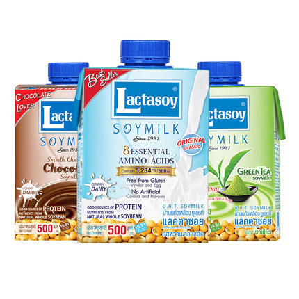 泰国力大狮豆奶500ml豆奶豆浆乳营养饮品 商品图0