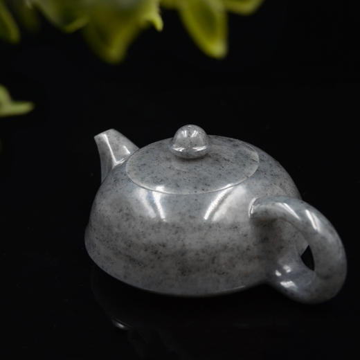 和田玉（青花）玉壶--飞碟壶（宋鸣放6651）179.01g 商品图3