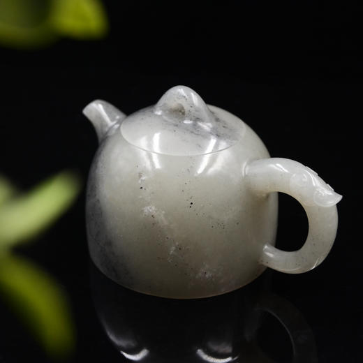 和田玉（青花）玉壶--秦权壶（宋鸣放6630）255.19g 商品图4