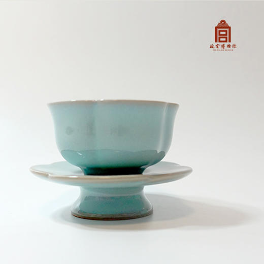 汝窑天青釉·梅花茶盏（不参与满减满赠 ）茶杯 商品图2