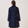 EITIE爱特爱品牌女装冬季修身暗扣格子羊毛呢外套中长款5814516 商品缩略图3