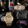 (高仿手表)百达翡丽 Patek Philippe 满天星系列，直径40*13mm进口石英机芯🃏拱型矿物质镜面精钢全镶钻表带，集其内涵与外在于一身的品味选择 商品缩略图7