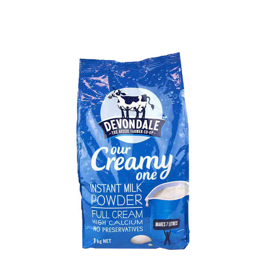【营养美味】澳洲 Devondale 德运全脂奶粉 营养美味 全家适用1kg 商品图1
