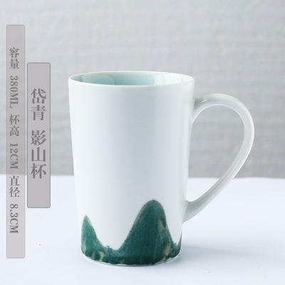 【陶瓷马克杯】景德镇手绘简约中国风 水杯 陶瓷杯具 小清新 茶杯马克杯 商品图3
