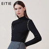 EITIE爱特爱品牌女装冬季修身OL风格长袖纯色针织衫女5801511 商品缩略图3