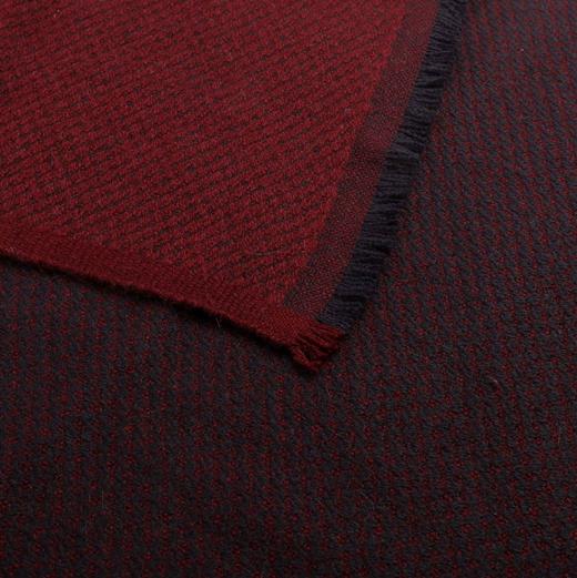 秋冬精纺纯色暗纹羊绒羊毛双面围巾 KFW1503003 商品图9