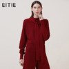 EITIE爱特爱品牌女装冬季时尚休闲领口领结羊毛针织衫女5801513 商品缩略图0