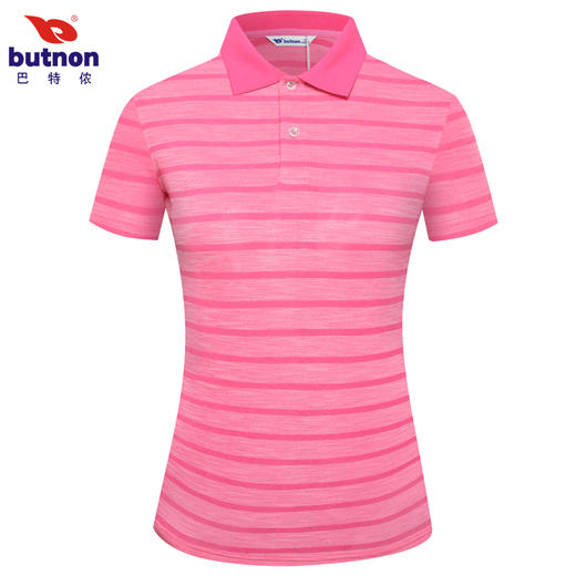 8160巴特侬 夏季新款女运动短袖T恤休闲POLO衫反领短袖 商品图1