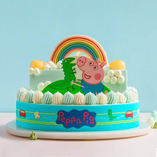 【小猪乔治陪你过生日】正版小猪乔治儿童专款蛋糕 2磅298元（高州） 商品图1