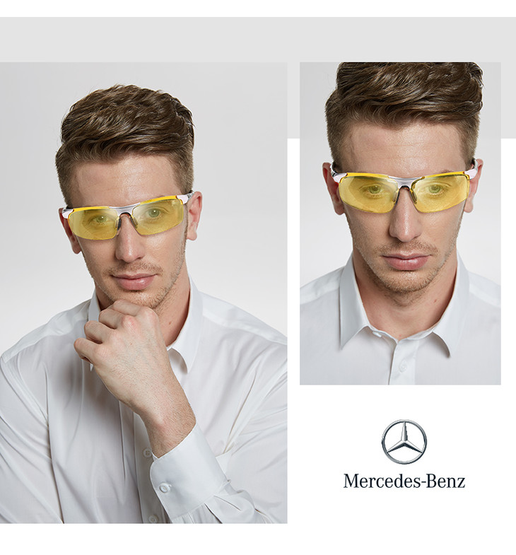 奔驰工匠品质亚洲人脸曲线设计梅赛德斯奔驰鹰眼系列安全驾驶眼镜