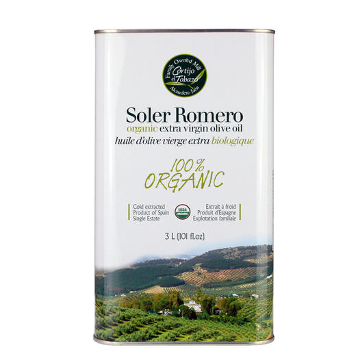 包邮西班牙皇家沙萝茉有机特级初榨橄榄油3L有机认证 商品图4