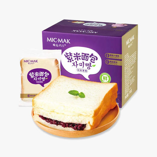 咪克玛卡 紫米面包奶酪面包（新鲜制作，保质期8天，请尽快食用） 商品图0