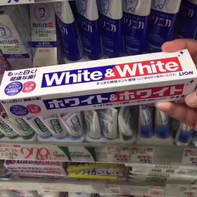 狮王white大白牙膏