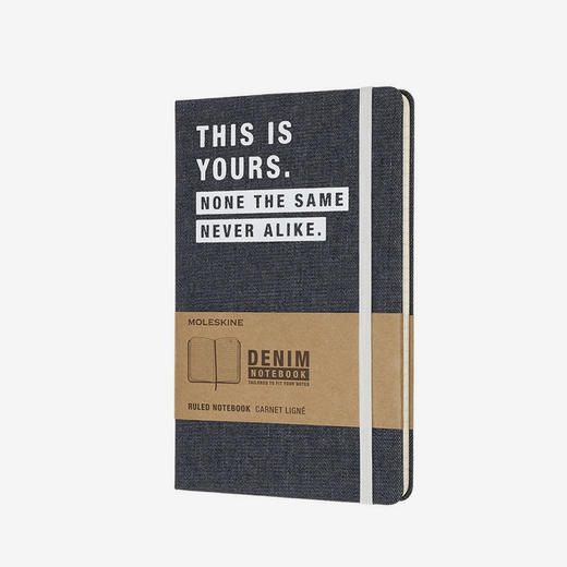 MOLESKINE限量版 Denim丹宁系列牛仔布硬面横间笔记本记事本 商品图3