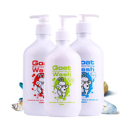 【清洁肌肤】澳洲 GOAT 山羊奶沐浴露 多款味道 孕妇可用500ml 商品图0