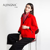 【抄底价不退换】阿菁娜新年红澳洲羊毛双面呢短款外套A23C107036 商品缩略图2