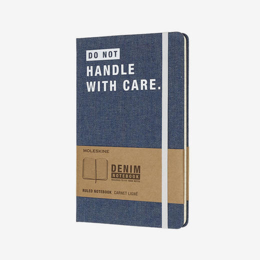 MOLESKINE限量版 Denim丹宁系列牛仔布硬面横间笔记本记事本 商品图0