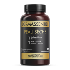 德诺海科THERASCIENCE  Peau Seche 干性肌肤营养美肌胶囊90粒装