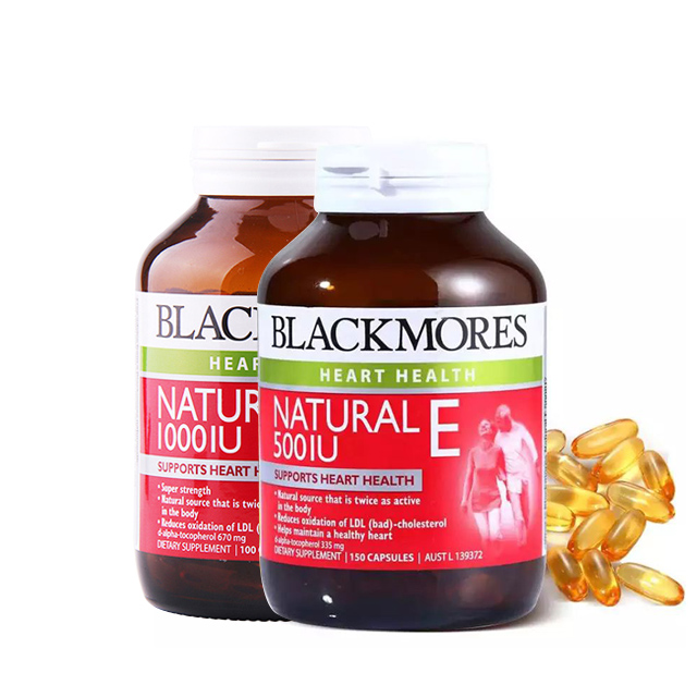 【延缓衰老】澳洲 BLACKMORES 澳佳宝维生素E胶囊 150粒500IU/100粒1000UI含量