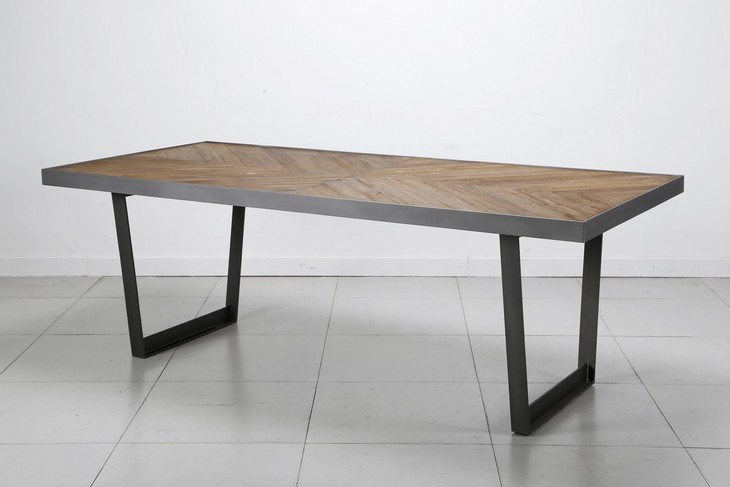 新做柚木铁腿原木家具4634餐桌会议桌桌子qq18110005newlymadeteak