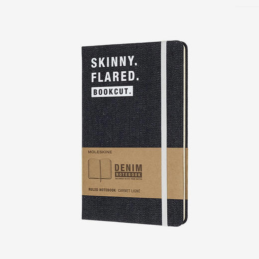 MOLESKINE限量版 Denim丹宁系列牛仔布硬面横间笔记本记事本 商品图2