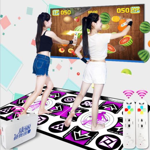 【跳舞毯】康&丽电视电脑两用手舞足蹈体感游戏双人无线跳舞毯 商品图0