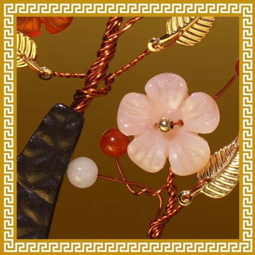 【麦玲玲正版授权】吉庆堂 十全十美桃花树  不可货到付款 商品图2