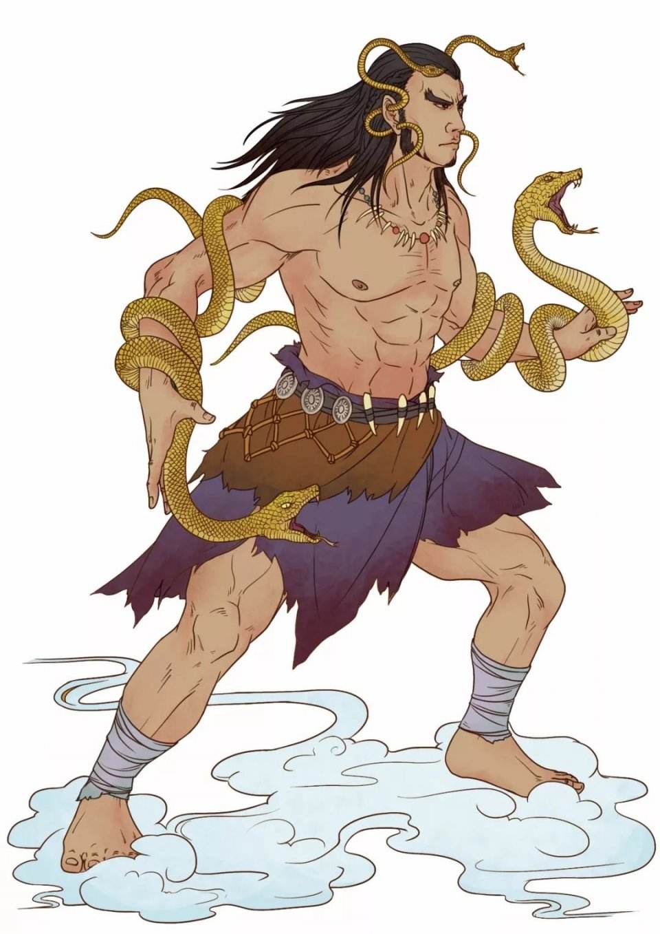 这样夸父就不会那么辛苦了需要小朋友们为他制造一对翅膀夸父需要一个