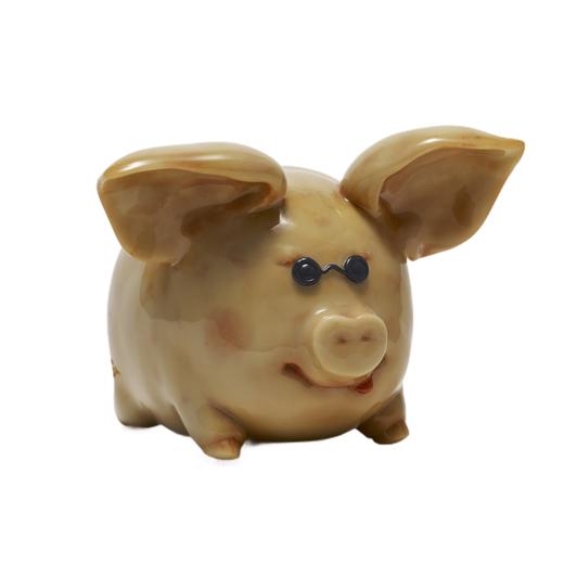 稀奇艺术稀奇猪mini版摆件雕塑猪年礼物送礼 商品图0