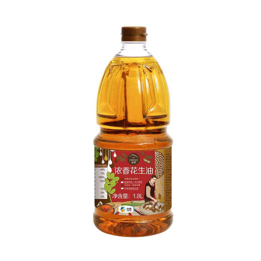 中粮初萃浓香花生油1.8L 商品图1