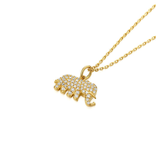 【积分兑换-简易配饰】小白象吊坠项链SN6018（不退不换） 商品图4