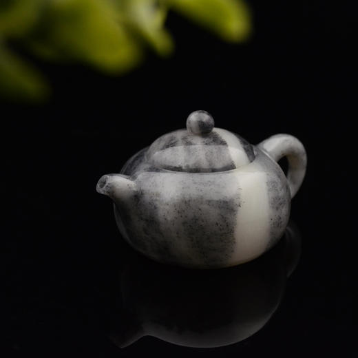 和田玉（青花）玉壶--圆壶（宋鸣放6634）231.69g 商品图6