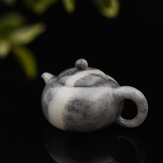 和田玉（青花）玉壶--圆壶（宋鸣放6634）231.69g 商品图7