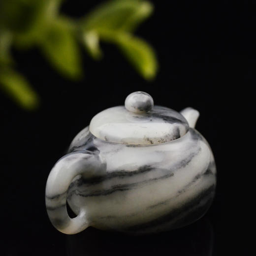 和田玉（青花）玉壶--圆壶（宋鸣放6604）147.09g 商品图10