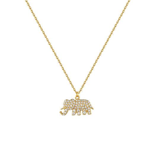 【积分兑换-简易配饰】小白象吊坠项链SN6018（不退不换） 商品图3