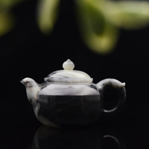 和田玉（青花）玉壶--圆棱壶（宋鸣放6642）179.55g 商品图3