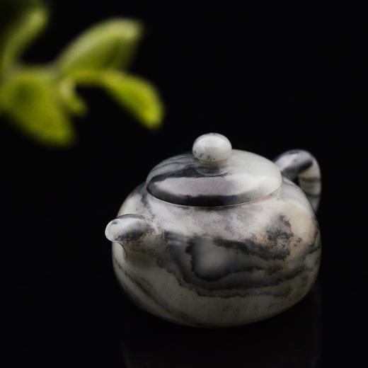 和田玉（青花）玉壶--圆壶（宋鸣放6604）147.09g 商品图9