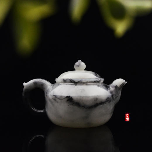 和田玉（青花）玉壶--圆棱壶（宋鸣放6642）179.55g 商品图2