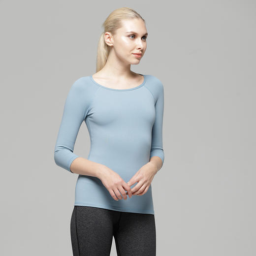 全配色 | 愉悦T恤2.0 含胸垫 PLEASURE TEE2.0 七分袖健身运动服 商品图5