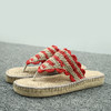 【买麻鞋，雅路人】防脚臭，雅路人新款女式拖鞋休闲亚麻拖鞋沙滩人字拖波西米亚手工拖鞋YJ1601 商品缩略图2