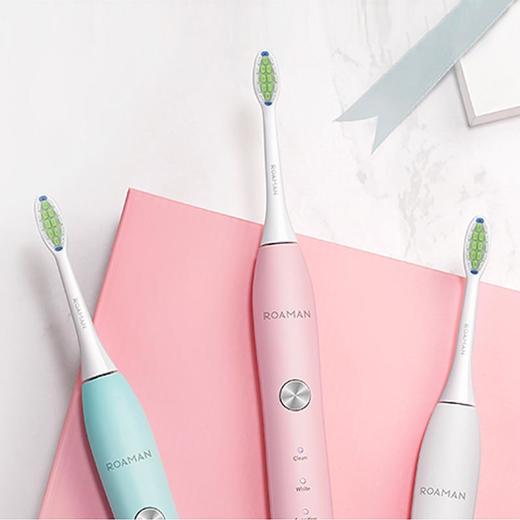 roaman罗曼声波电动牙刷成人男女自动充电式超家用防水软毛t5